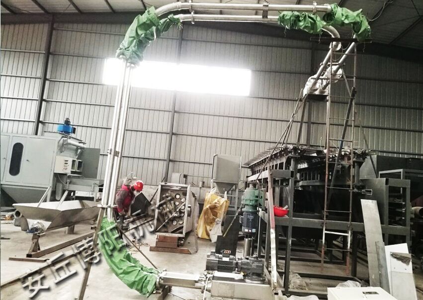 氯化鋇管鏈?zhǔn)捷斔蜋C(jī)為什么可以無(wú)塵輸送？