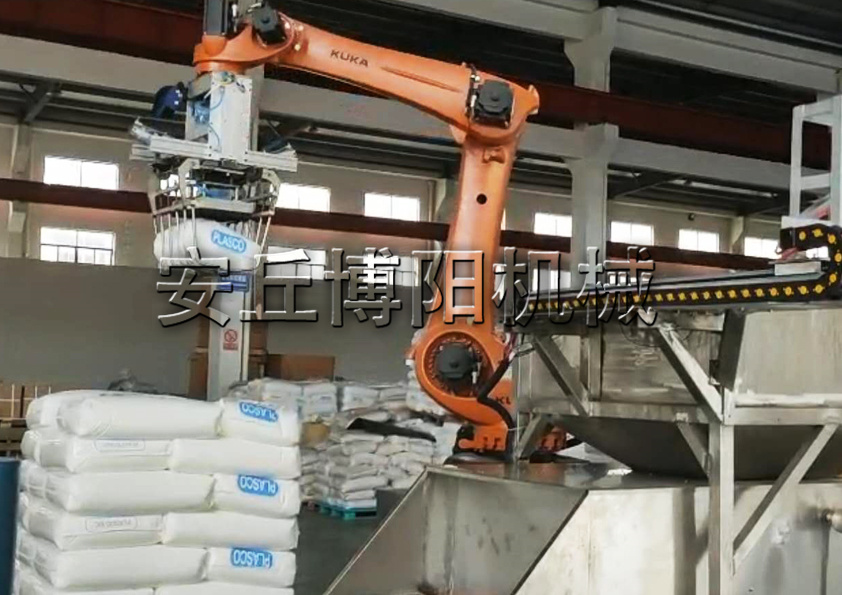 PP顆粒自動(dòng)拆包機(jī)械手的工作流程和優(yōu)勢(shì)是什么？