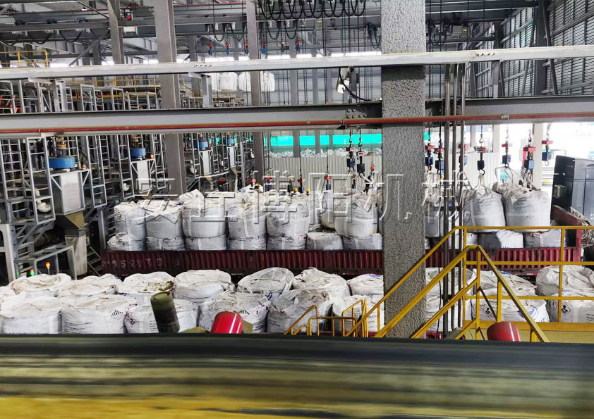 氫氧化鎳全自動噸袋拆袋機 全自動噸袋拆包機工作步驟和流程